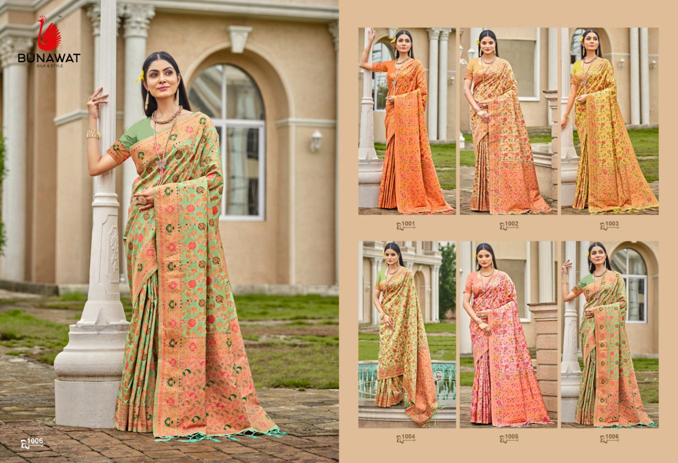 Crystal Silk By Bunawat Designer Banarasi Silk Sarees Wholesale Price In Surat
